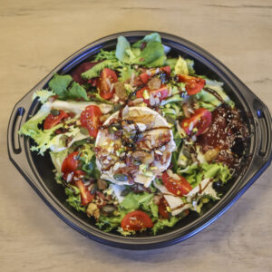 Ensalada rulo de cabra